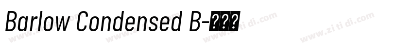 Barlow Condensed B字体转换 Barlow Condensed B字体转换